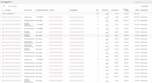 Mithilfe dieser Liste können Sie Suchbegriffe filtern und ihre Suchkampagne optimieren.